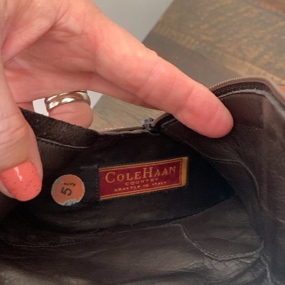 Cole Haan tan leather boots - Picture 8 of 11